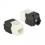 Delock 86266 Keystone-Modul RJ45 auf LSA Cat.6A UTP, weiß