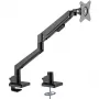 Goobay Pro 70813 Single-Monitorhalterung mit Gasdruckfeder, VESA, 17-32" (43-81 cm), 9 kg, Schwarz