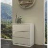 Topeshop M3 BIEL POŁYSK Kommode