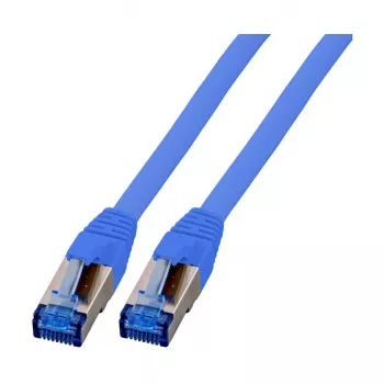 EFB-Elektronik RJ45 Patchkabel Cat.6A S/FTP TPECat.7 Rohkabel superflex Blau 2m Hersteller: EFB Elektronik (K5525FBL.2)