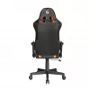 Gaming-Stuhl GEMBIRD GC-SCORPION-04X schwarz-orange ergonomisches Design, verstellbarer Sitz, hohe Rückenlehne