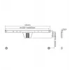 Gembird WM-S80F-01 flache feste TV-Wandhalterung 37–80" (2,03 m), VESA bis 600x400, max. 50 kg, schwarz