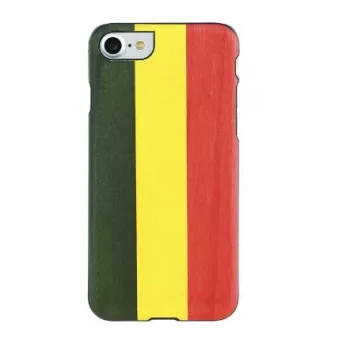 Smartphone-Hülle man and wood für iPhone XR — Reggae Schwarz