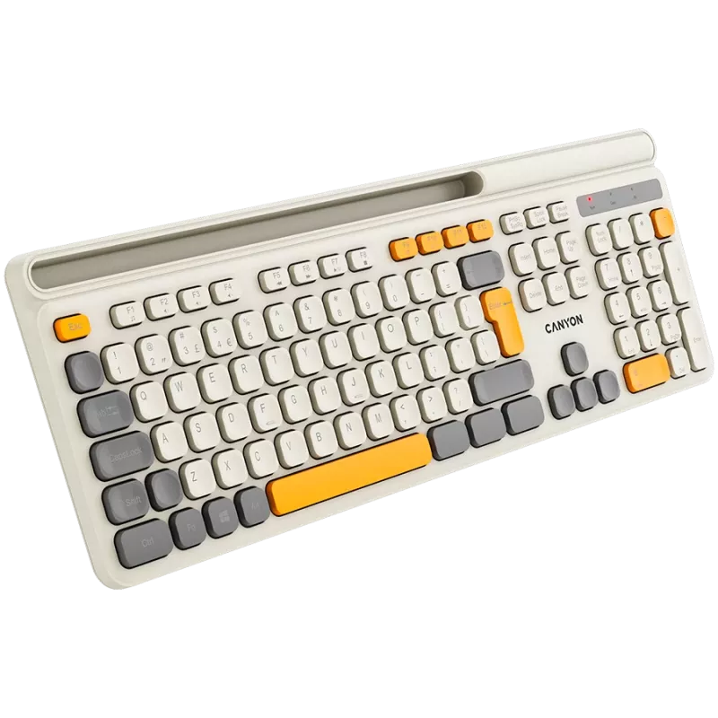 CANYON Tastatur HKB-W03 EN AAA Wireless Beige
