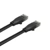 Unitek C1811GBK Cat6 UTP Flach-Ethernet-Kabel, 3 m, schwarz