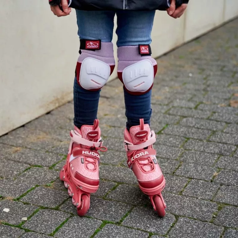 Inline-Skates HUDORA Mia 2.0 verstellbare Größe 37–40, pink