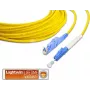 Lightwin LSP-09 E2-LC 5.0 Glasfaserkabel 5 m E-2000 OS2 Blau - Gelb (LSP-09 E2-LC 5.0)