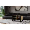 Couchtisch top e shop Topeshop STOLIK KAWOWY ŁAWA MODERN 4P Dąb Artisan Czern