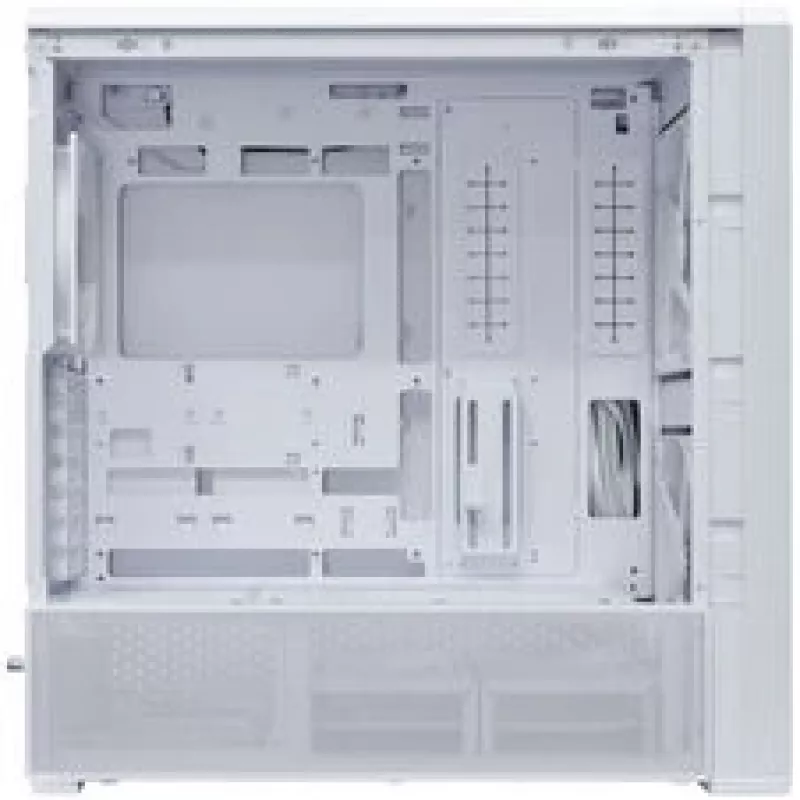 Lian Li LANCOOL 217 INF PC-Gehäuse-Bundle + HydroShift II LCD-S 360TL AIO + 3x UNI FAN SL-INF 120 Reverse Blade Lüfter - Weiß