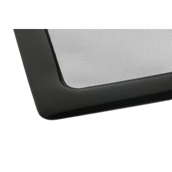 DEMCiflex Staubfilter 140 mm, quadratisch – schwarz/schwarz