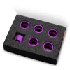 EK Water Blocks EK-Quantum Torque STC 16 Kompressionsringe, Lila, 6er-Pack