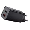 Baseus CCGAN2L-B01 Ladegerät für mobile Geräte Universal Schwarz AC Schnellladen für den Innenbereich