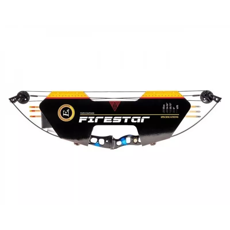 Poe Lang EK Firestar CO-014UCB3 Compoundbogen, 25 lbs, Carbonblau