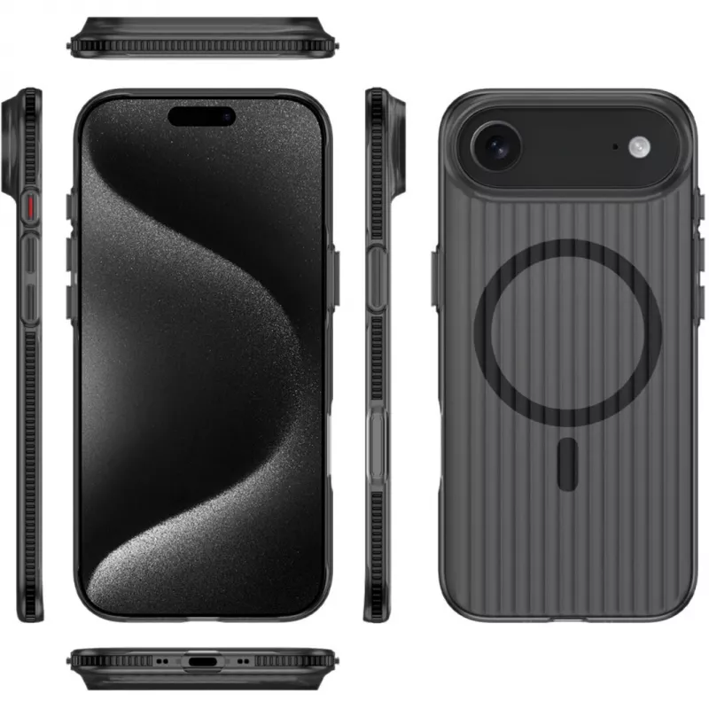 4smarts 541640 Design Case Aero Hülle für iPhone Air (iPhone 17 Air), schwarz