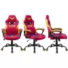 PC-Gaming-Stuhl Subsonic SA5573-W1 gepolsterte Sitzfläche Blau Rot Gelb
