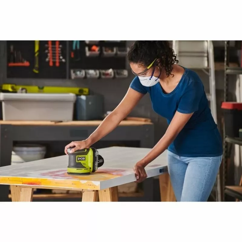Ryobi RROS18-0 ONE+ 18 V Akku-Exzenterschleifer, 125 mm, Solo