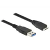 USB-Kabel DeLOCK 85073 USB 3.2 Gen 1 1,5 m USB A Micro-USB B Schwarz
