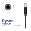 Akyga AK-PD-06 Ladegerät für Dyson V6 / V7 / V8 Staubsauger, 26,1 V / 0,78 A, 20 W, 1,8 m
