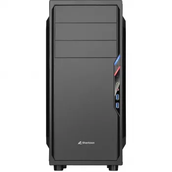 PC-Gehäuse Sharkoon VS4-V Midi Tower Schwarz