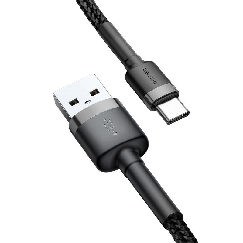 Baseus Cafule USB auf USB-C 3A 1m (grau-schwarz)