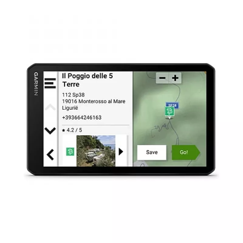 Garmin CamperCam 795 010-02728-10 Navigationsgerät, 17,6 cm (6,95") TFT-Touchscreen, 1024 x 600, microSD, Schwarz