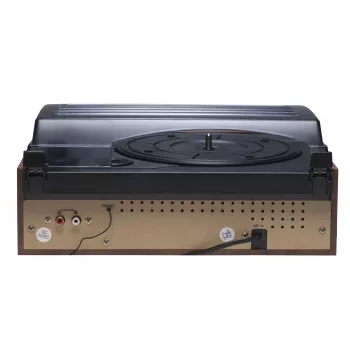 Denver VPR-190MK2 Retro-Plattenspieler mit Radio und eingebauten Lautsprechern