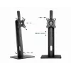 Gembird MS-D1-01 Monitor Tischständer höhenverstellbar Schwarz