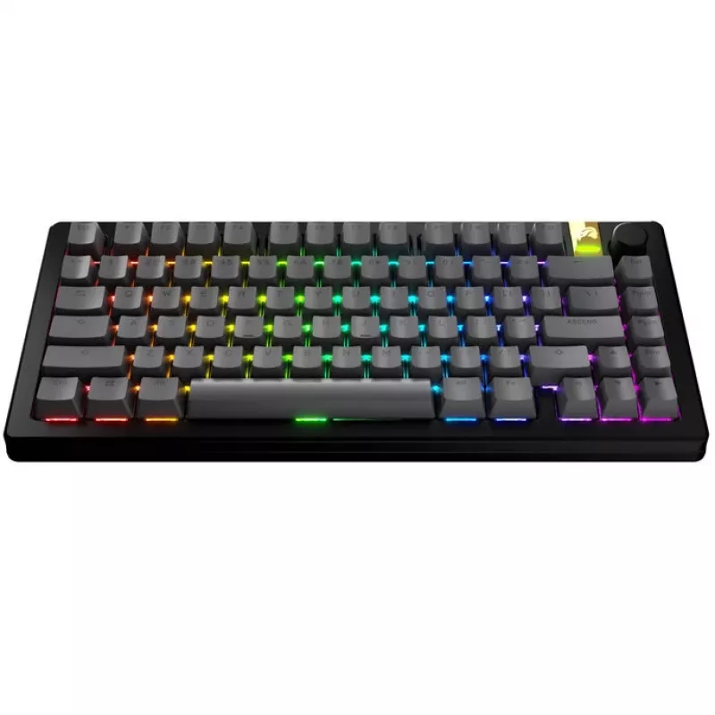 Keycaps GLORIOUS GPBT Basics PBT Dye-Sub Armor Grau ANSI-Layout