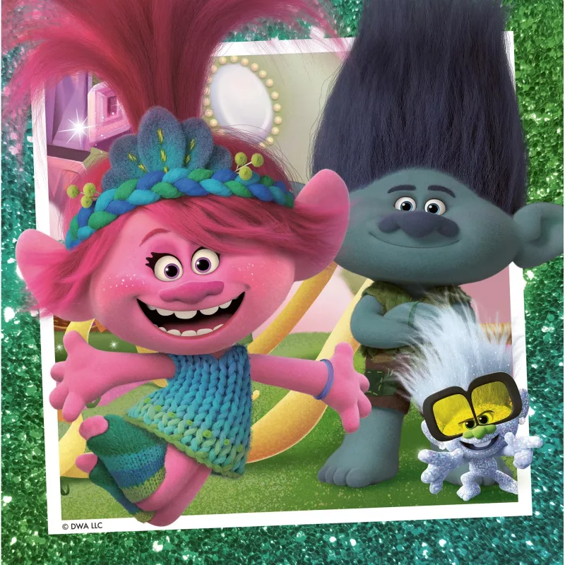 Kinderpuzzle Trolls 3 (3x 49 Teile)