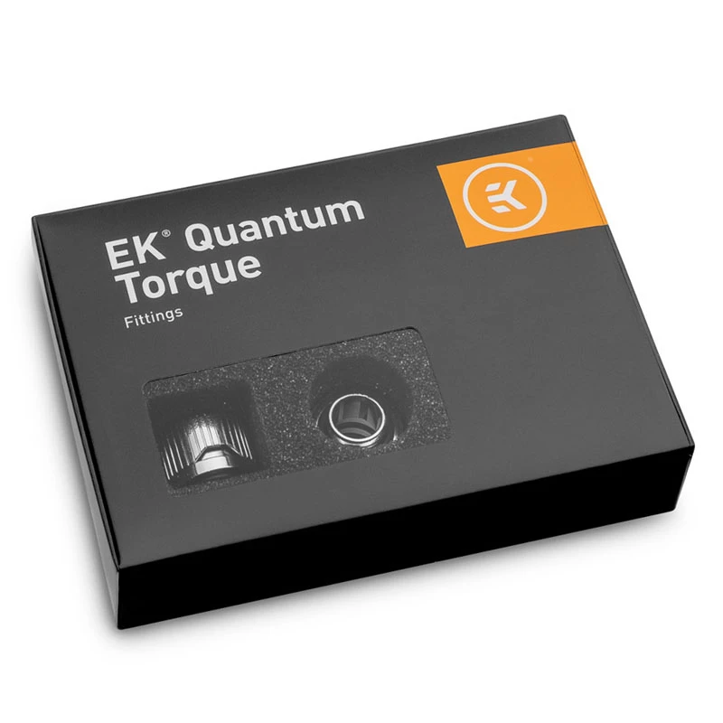 EK Water Blocks EK-Quantum Torque HDC 12 Anschluss, 6er-Pack, G1/4, Silber