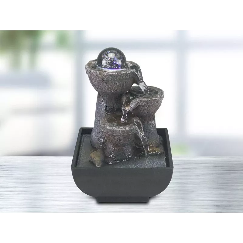 Beper P201UTP200 Zen-Wasserbrunnen Leuchtturm mit LED-Beleuchtung
