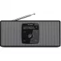 TechniSat DigitRadio 2 S 0002/3911 Taschenradio, DAB+/UKW, Bluetooth, Weckfunktion, wiederaufladbar, Schwarz/Weiß
