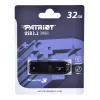 USB-Flash-Laufwerk PATRIOT Xporter 32 GB USB Typ-A 3.2 Gen 1, Lesegeschwindigkeit 80 MB/s, Slide-Design, schwarz