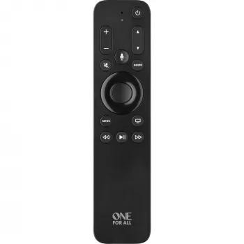 Universal Electronics One For All URC1110 Fernbedienung mit Siri, Hintergrundbeleuchtung, 3-in-1-Kompatibilität