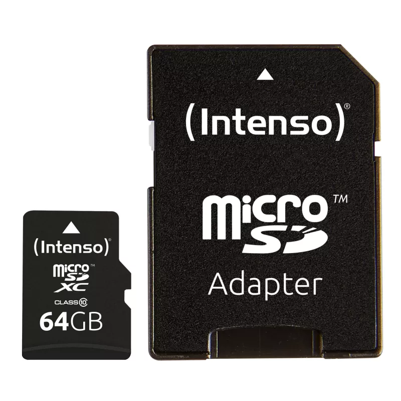 MicroSD-Karte Intenso 64GB MicroSDXC Class 10