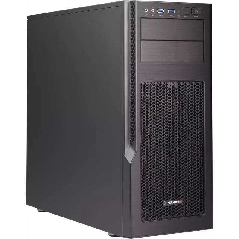 Computer Case Supermicro SuperChassis GS5A-754K Midi Tower Schwarz, Grau