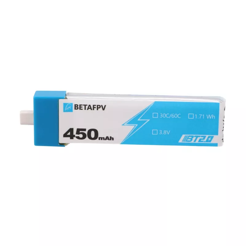 1S BetaFPV BT2.0 Drohnenakku-Pack 450mAh 4er-Pack, 3,8V