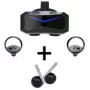 Pimax Crystal Super Ultrawide VR-Headset + DMAS-Headphones Bundle - schwarz