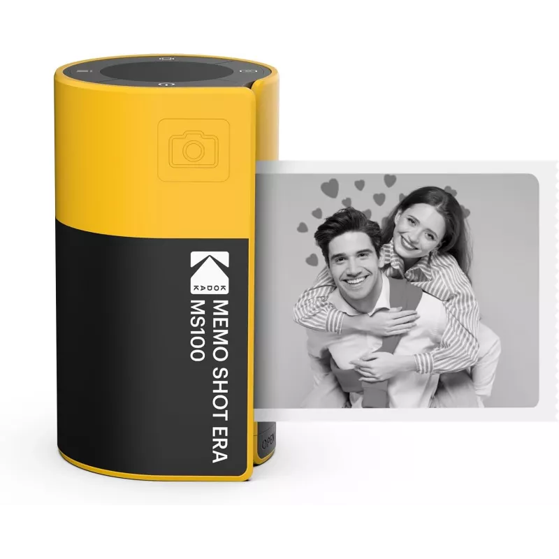 Kodak Memo Shot Era MS100 Sofortbildkamera & Etikettendrucker, Gelb