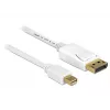 DisplayPort-Kabel DeLOCK 83484 Mini DisplayPort 5 m Weiß