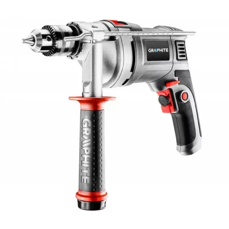 Graphite 58G728 Bohrmaschine, 3000 U/min, Zahnkranzbohrfutter
