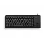 Cherry G84-4400 kompakte Tastatur mit Trackball, italienisches Layout