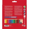 Faber-Castell 112819 Grip Skin Tones Buntstifte, 18+6