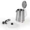 Jata JEHA1723 Wasserkocher, 2 l, 1500 W, Edelstahl, Weiß