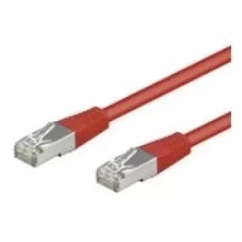 Wentronic Goobay CAT 5e Patchkabel, SF/UTP, Rot, 20 m - CCA Kupfer-Mix (68039)