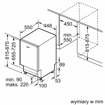 BOSCH SPV4HKX10E - Einbaugeschirrspüler