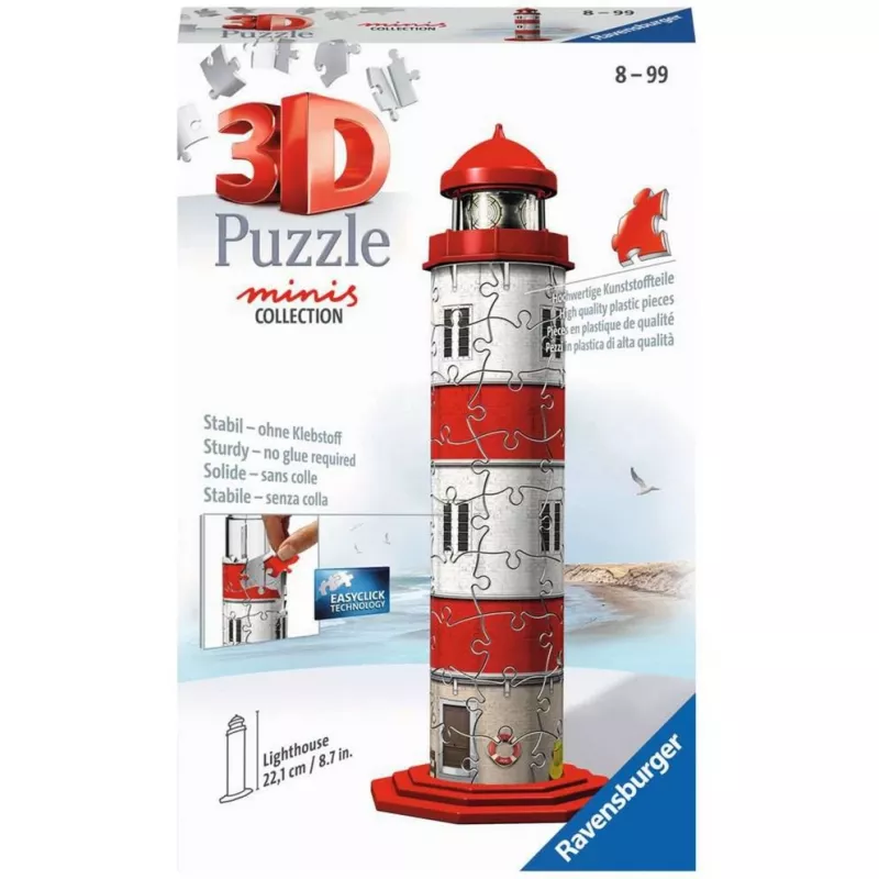 Puzzle 54 Elemente 3D Mini Leuchtturm
