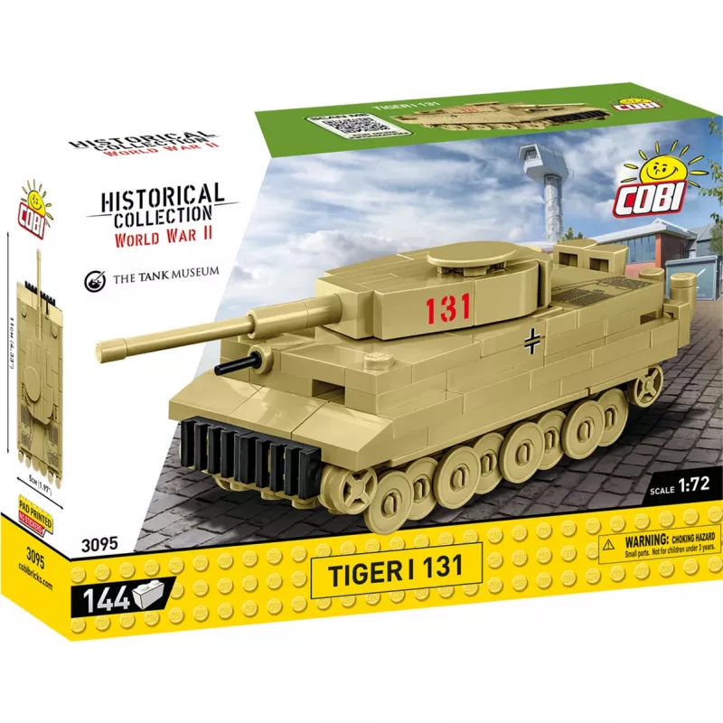 Bausatz Cobi Tiger I 131 — 144 Teile, empfohlenes Alter 6+, grün
