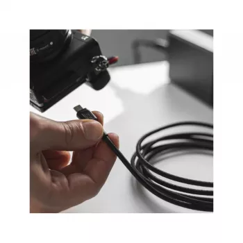 USB 2.0-Kabel Green Cell KABGC20 — USB A auf Micro-USB B, 1,2 m, Schwarz