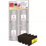 Peach PI300-538 Tintenpatronen Spar Pack, 4 Stück, XL, Schwarz, Cyan, Magenta, Gelb (kompatibel zu HP 950XL/951XL)